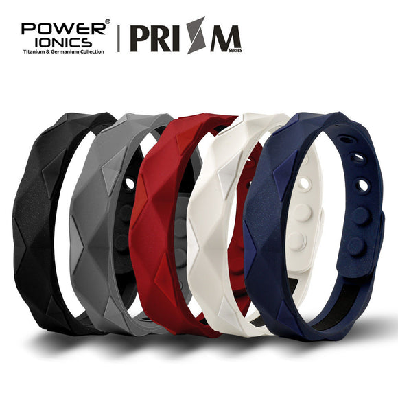 Wristband Power Ionics Prism 2000 Ions Titanium Germanium