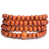 BANGLE Fashion Bracelets Natural Wood Beads 108 Buddha Bracelets
