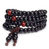 BANGLE Fashion Bracelets Natural Wood Beads 108 Buddha Bracelets