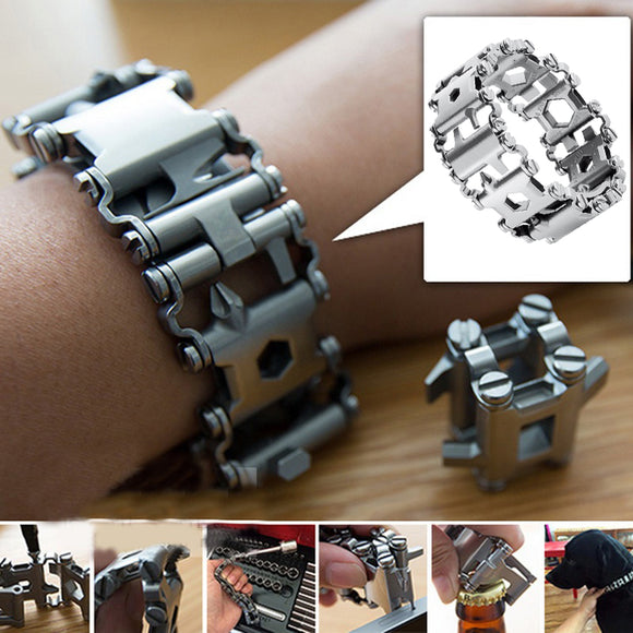 Wristband Creative 29in1 Stainless Steel Multifunction Bracelet