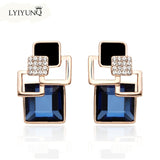 Earrings Hot Fashion Brincos Vintage Long Square Crystal