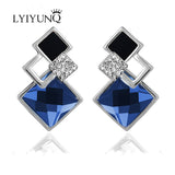 Earrings Hot Fashion Brincos Vintage Long Square Crystal