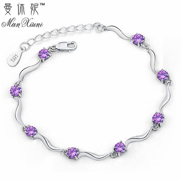 BANGLE Fashion Cubic Zircon Crystal Bracelet