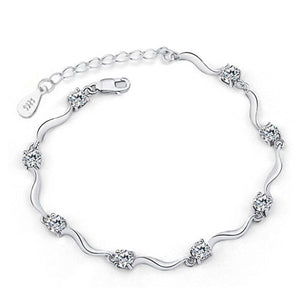 BANGLE Fashion Cubic Zircon Crystal Bracelet