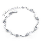 BANGLE Fashion Cubic Zircon Crystal Bracelet
