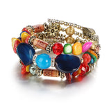 BANGLE Bohemian Beads Crystal Charms Bracelets