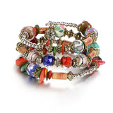 BANGLE Bohemian Beads Crystal Charms Bracelets
