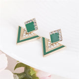 Earrings Hot Sale Brincos Colorful Enamel Rhinestone Party