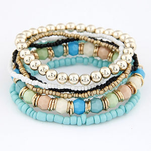 BANGLE Bohemian Fashion Jewelry MutiLayer Beads Bracelets