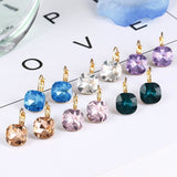 Earrings New Arrival Fashion Pink Blue Crystal For Women