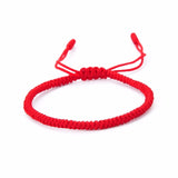 BANGLE Black Red Tibetan Buddhist Good Lucky Charm Tibetan Bracelets