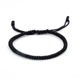 BANGLE Black Red Tibetan Buddhist Good Lucky Charm Tibetan Bracelets