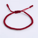 BANGLE Black Red Tibetan Buddhist Good Lucky Charm Tibetan Bracelets