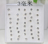 Earrings WLP pairs/set crystal Stud