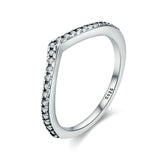 Rings Hot Sale 925 Sterling Silver 9 Styles Stackable Party Finger