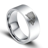 Rings Gold Black Color Silver Stainless Steel Men Game