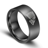 Rings Gold Black Color Silver Stainless Steel Men Game