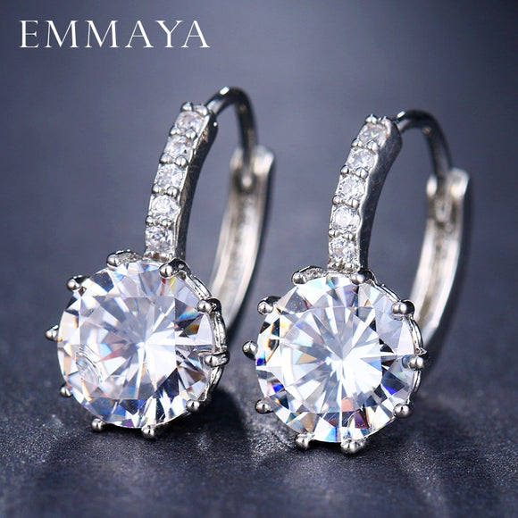 Earrings Fashion 10 Colors AAA CZ Element Stud