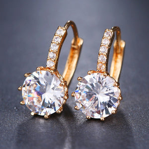 Earrings Fashion 10 Colors AAA CZ Element Stud