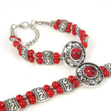 Wristband 4 colors Natural stone Beads Bracelet Strand Bracelets For
