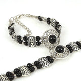 Wristband 4 colors Natural stone Beads Bracelet Strand Bracelets For