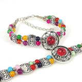 Wristband 4 colors Natural stone Beads Bracelet Strand Bracelets For