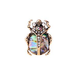 Rings  Resin Imitation Gemstone Skull Cute Insect