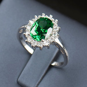Rings 2.0Ct Fasion Real Solid 925 Sterling Silver