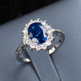 Rings 2.0Ct Fasion Real Solid 925 Sterling Silver