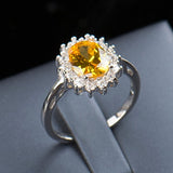 Rings 2.0Ct Fasion Real Solid 925 Sterling Silver