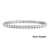 BANGLE  CZ Crystal Tennis Bracelet Zircon Bracelet
