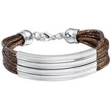 BANGLE New Multilayer Leather Charm Bracelets