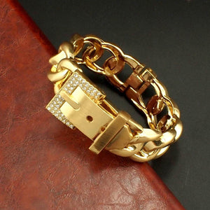 BANGLE Classic Rhinestones Metal Bracelets