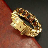 BANGLE Classic Rhinestones Metal Bracelets
