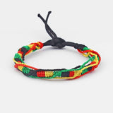 Wristband Rasta Friendship Bracelet Wristband Cotton
