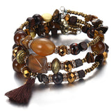 BANGLE Bohemian Beads Crystal Charms Bracelets