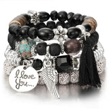WRISTBAND Crystal Bead Bracelets