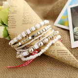 WRISTBAND Crystal Bead Bracelets