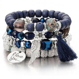 WRISTBAND Crystal Bead Bracelets