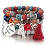 WRISTBAND Crystal Bead Bracelets