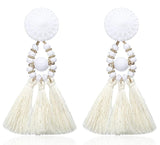 Earrings  Bohemian Long Statement Tassel Drop