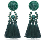 Earrings  Bohemian Long Statement Tassel Drop