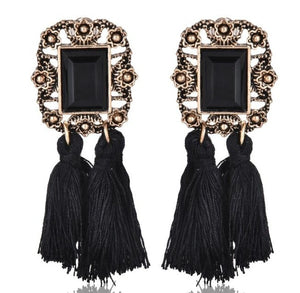 Earrings  Bohemian Long Statement Tassel Drop
