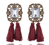 Earrings  Bohemian Long Statement Tassel Drop