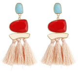 Earrings  Bohemian Long Statement Tassel Drop