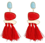 Earrings  Bohemian Long Statement Tassel Drop