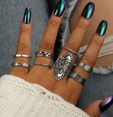 Rings 5pcs/Set Fashion High Quality Bohemia Style