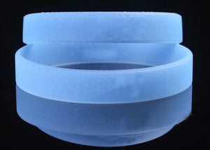 Wristband 8 Colors Luminous Rubber Sweat Band   Women Bangles Basketball Sports
