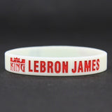 Wristband Men's Silicone Basketball Bracelets Lebron James Sport Energy Balance