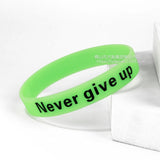 Wristband Glow In Dark Silicone Rubber Elasticity Sport